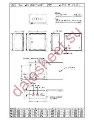 WM-5510 datasheet  